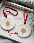 Our First Christmas in Our New Home – Personalised Ceramic Ornament