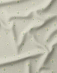 Daffodil Dance Fabric – Sage Green & Yellow Daffodil Print for Spring Decor & Wallpaper