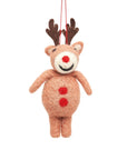 Felt Rudolph Christmas Decoration