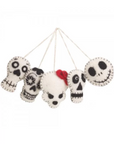 Felt skulls
