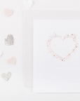 Foiled Heart Card