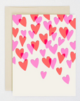 Neon Pink Heart Card