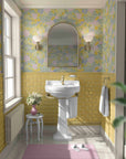 Springtime_Serenade_Bathroom_Wallpaper_Buy on Spoonflower