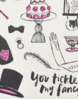 You Tickle My Fancy Letterpress Card