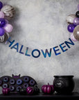 2m Balloon Bunting Garland with Iridescent Banner