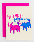 Friends Forever Letterpress Card