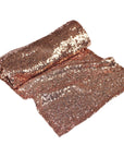 Rose Gold Sequin Table Runner - 2.75m - Beautiful Botanics Wedding Party Decor | Hen Party Table | Bachelorette Party | Buffet Table Decor | Birthday Party Bachelorette Party Hen Party Decor Bride To Be Party Bridal Shower Wedding Party Decor Rose Gold Decor Rose Gold Bride Hen Wedding Table Decor Baby Shower Decor Wedding Cake Table Anniversary Decor Engagement Decor Gold Table Runner