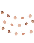 Rose Gold Foil Circle Garland- 5m