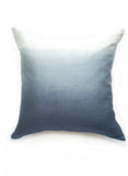 Kirsty Gadd Textiles - Serenity Blue Ombre Hand Dyed Silk Cushion