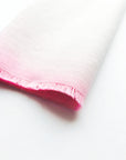 Light Magenta Pink Ombre Linen Napkin Kirsty Gadd Textiles