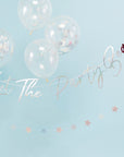 Let The Party BeGIN Bunting -1.5m- Holographic & Pink