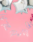 Let The Party BeGIN Bunting -1.5m- Holographic & Pink, Gin Lover Party, Gin Lover Gift, Christmas Cocktail Party, NYE, Christmas Decorations