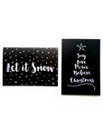 'Let It Snow' Luxury Christmas Card Pack - Pack of 8