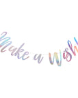 Iridescent Unicorn 'Make A Wish' Bunting - 1.5m