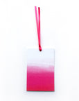 Kirsty Gadd Textiles - Hot Pink Ombre Eco Gift Tag