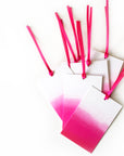 Kirsty Gadd Textiles - Hot Pink Ombre Eco Gift Tag