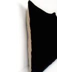 Kirsty Gadd Textiles - Black Hand Dyed Silk Velvet Cushion