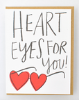 Heart Eyes for You Letterpress Card