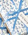 Pineapple / Anchor / Star Notecards - Single or Pack of 8