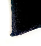 Kirsty Gadd Textiles - Black Hand Dyed Silk Velvet Cushion
