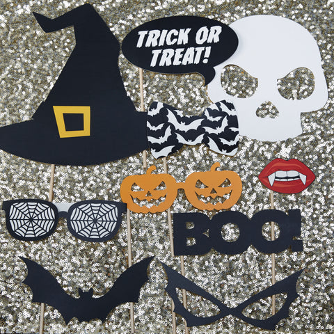CLEARANCE: Halloween Photo Booth Props - Trick Or Treat