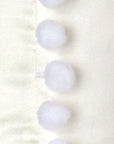 White Bobble Trim