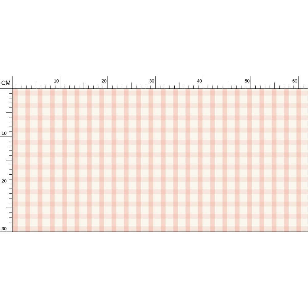 Sun Faded Gingham Wallpaper - Blush Terracotta