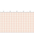 Sun Faded Gingham Wallpaper - Blush Terracotta