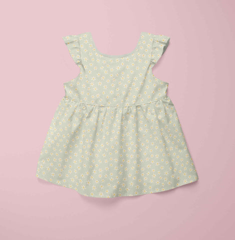 NEW Ditsy Daffodil – Spring Garden Collection - Available to Buy on Spoonflower