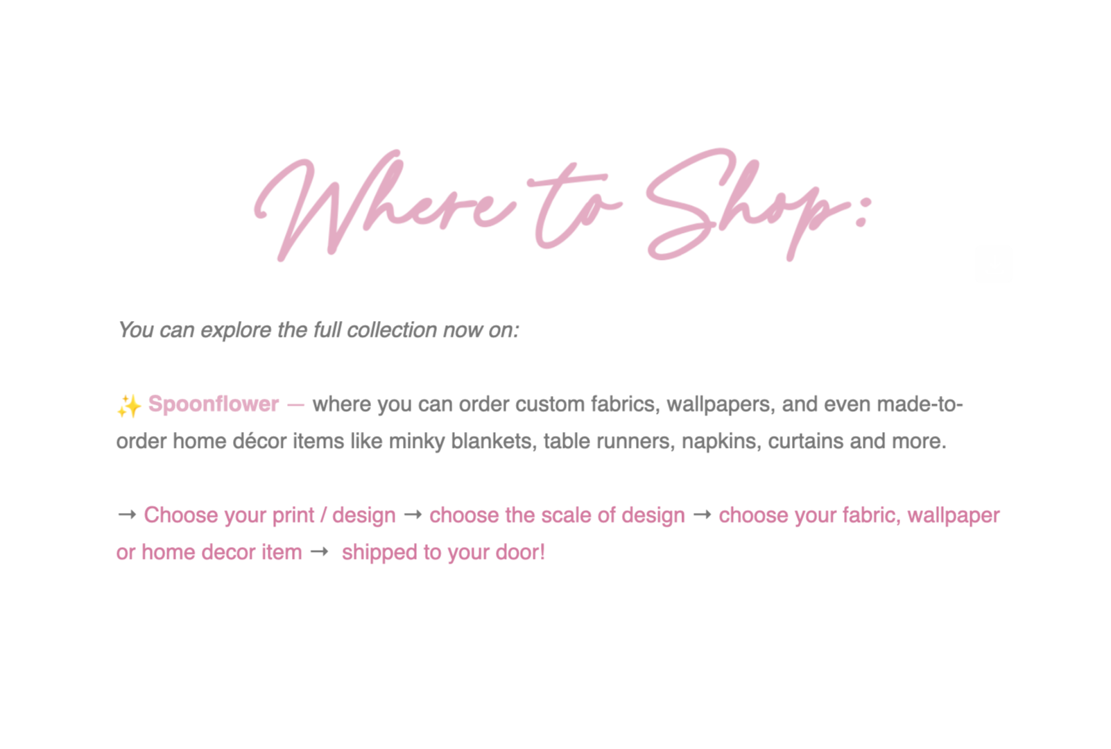 WhereToShop?Spoonflower