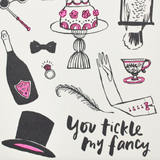 You Tickle My Fancy Letterpress Card