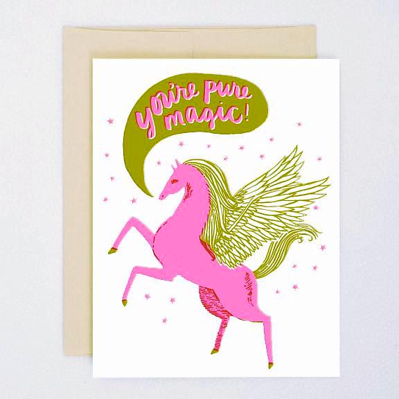 You Are Pure Magic Letterpress Card