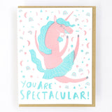 You're Spectacular Letterpress Card