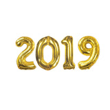 LARGE Gold 2019 Balloon - NO HELIUM NEEDED