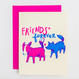 Friends Forever Letterpress Card