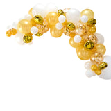 NEW! Gold, White & Pearl Balloon Arch Backdrop