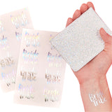 CLEARANCE: Iridescent Bride Tribe Temporary Tattoos - 16 Pack