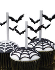 Halloween Bat Cupcake Toppers - 10 Pack - Trick Or Treat Halloween Prop	Halloween Party	Spider Decoration	Jack O Lantern Prop	Scary Ghost Prop	Spooky Bunting	Halloween Decor	Halloween Sign	Spooky Backdrop	Halloween Wall cover	Cobweb Prop	Trick or Treat Prop	Bat Decoration