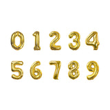 Giant Gold Foil Balloon Bunting - NO HELIUM