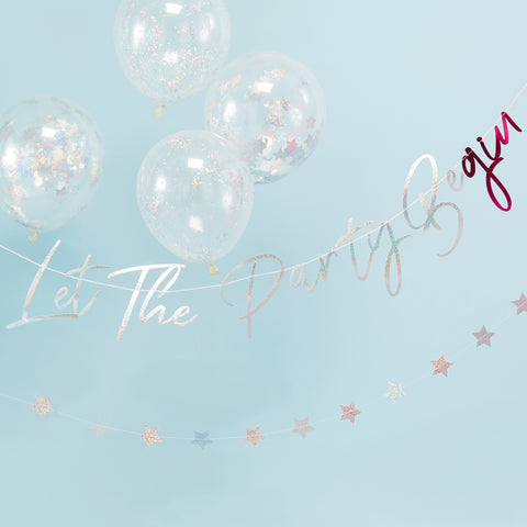 CLEARANCE: Let The Party BeGIN Bunting - 1.5m
