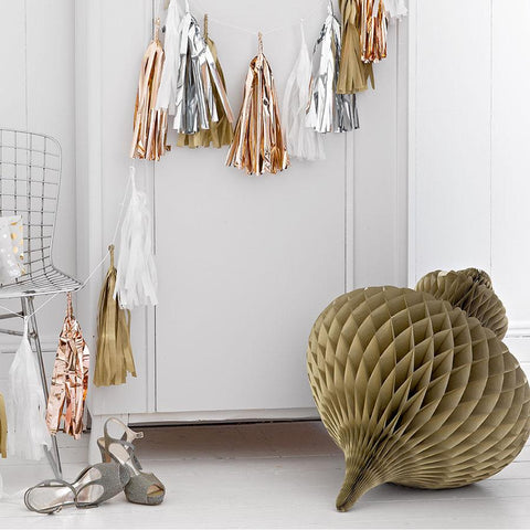 Metallic Tassel Garland Bunting - 3m