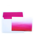 Hot Pink Ombre Notelet